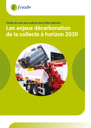 couverture de la  Feuille de route bas-carbone de la filière déchets : Les enjeux décarbonation de la collecte à horizon 2030